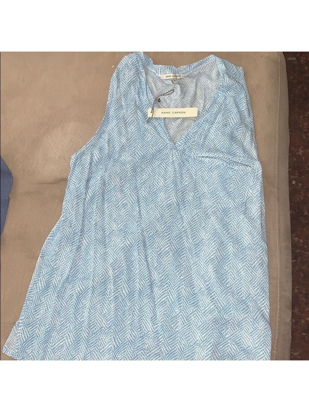 NWT Anne Carson 100% Rayon Top